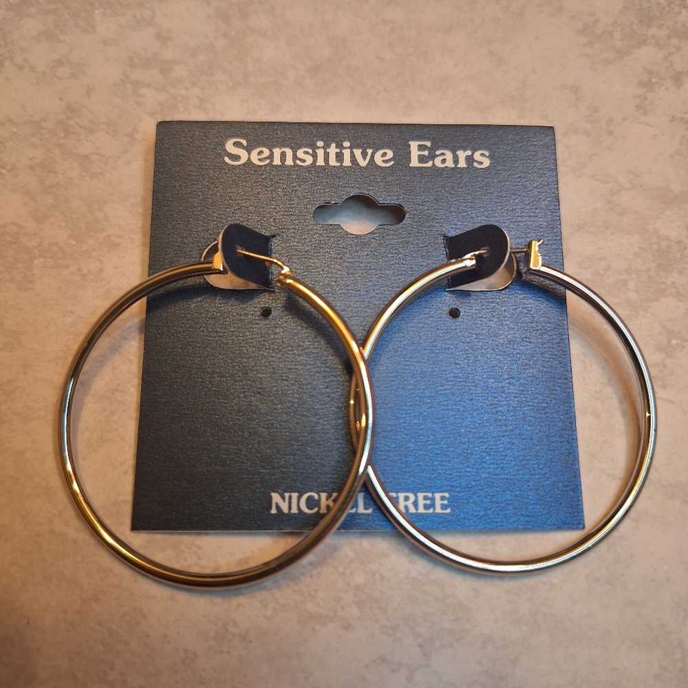 Hoop Earrings for Sensitive Ears
